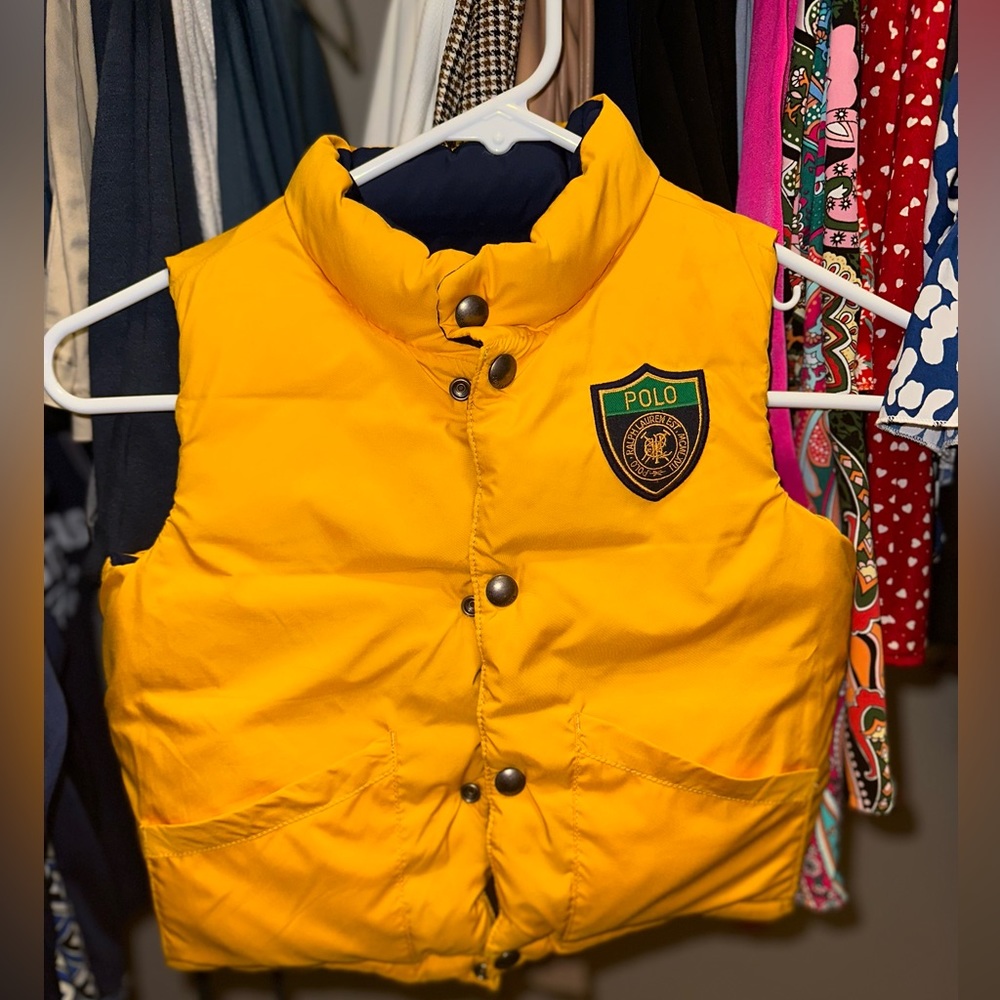 Ralph Laurent reversible puffer vest